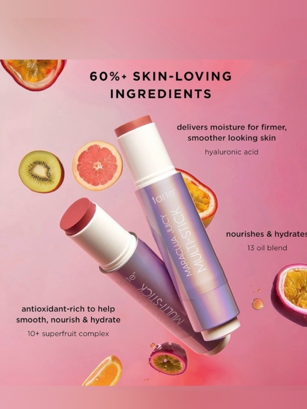 tarte Maracuja Juicy Multi-Stick - Latte - for lips & cheeks - Picture 3 of 9